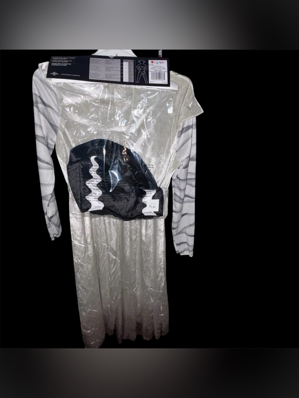 Disguise Hollywood Monsters The Bride of Frankenstein Girls Costume NWT - Picture 12 of 16